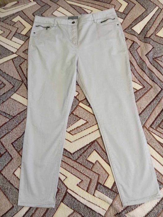 Джинси унісекс білі