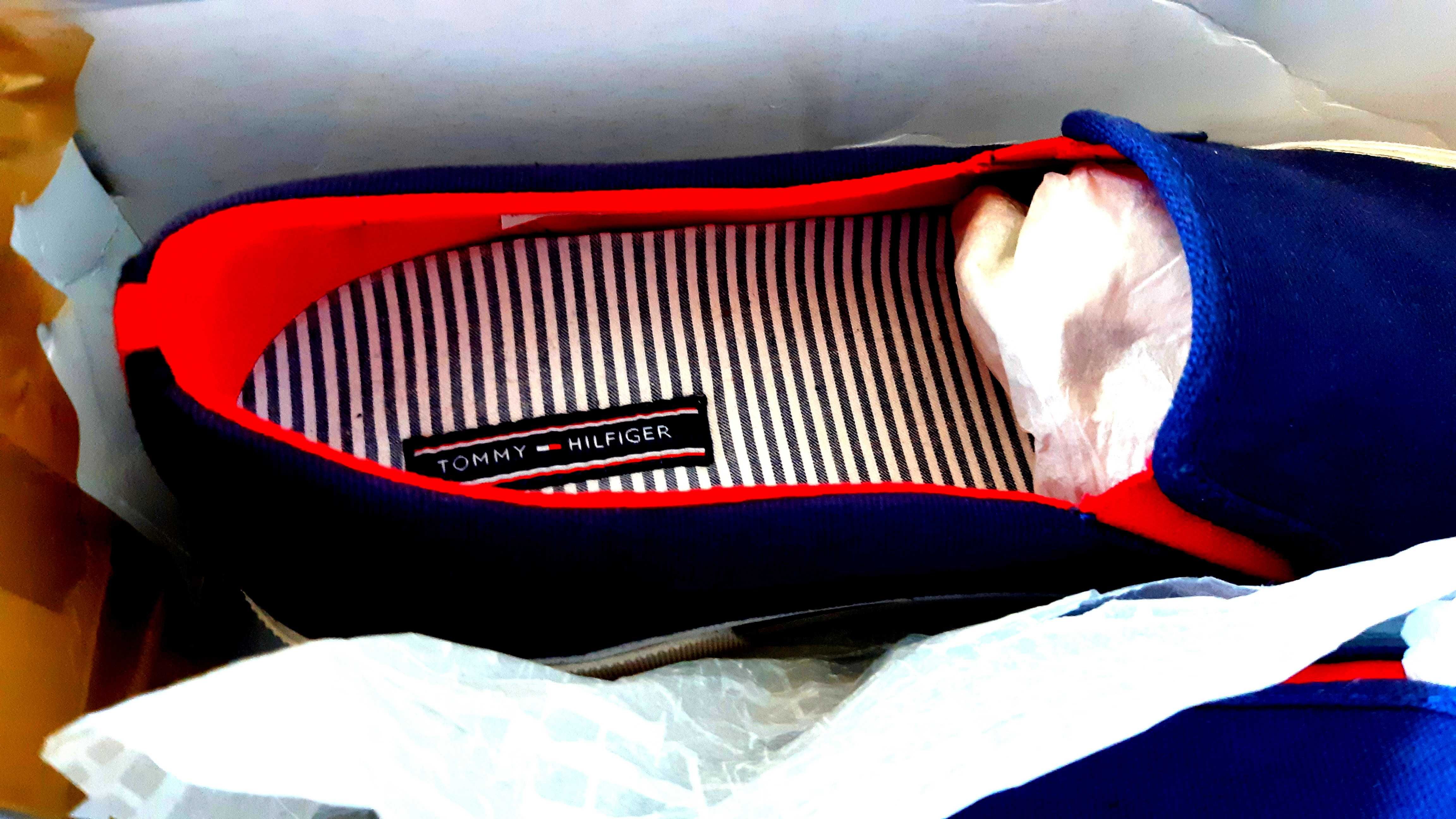 Tommy Hilfiger Heritage Slip On snekers mokasyny żeglarskie