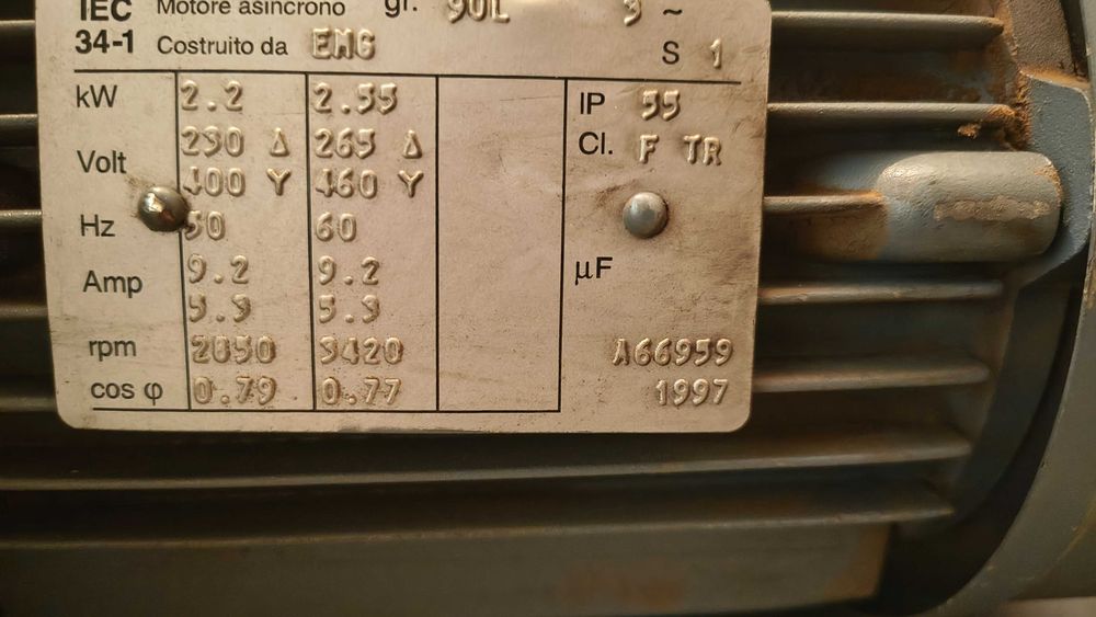 Sucha pompa próżniowa effepizeta A66959 2.2kw