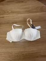 Biustonosz nowy 70E bardotka strapless brytyjskiej firmy Gossard