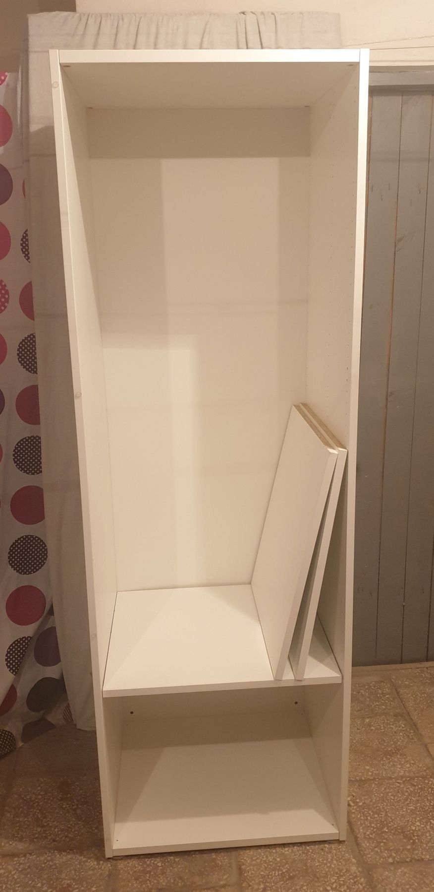 Szafka szafa korpus Platsa Ikea 60x180x55 biała 3x półka