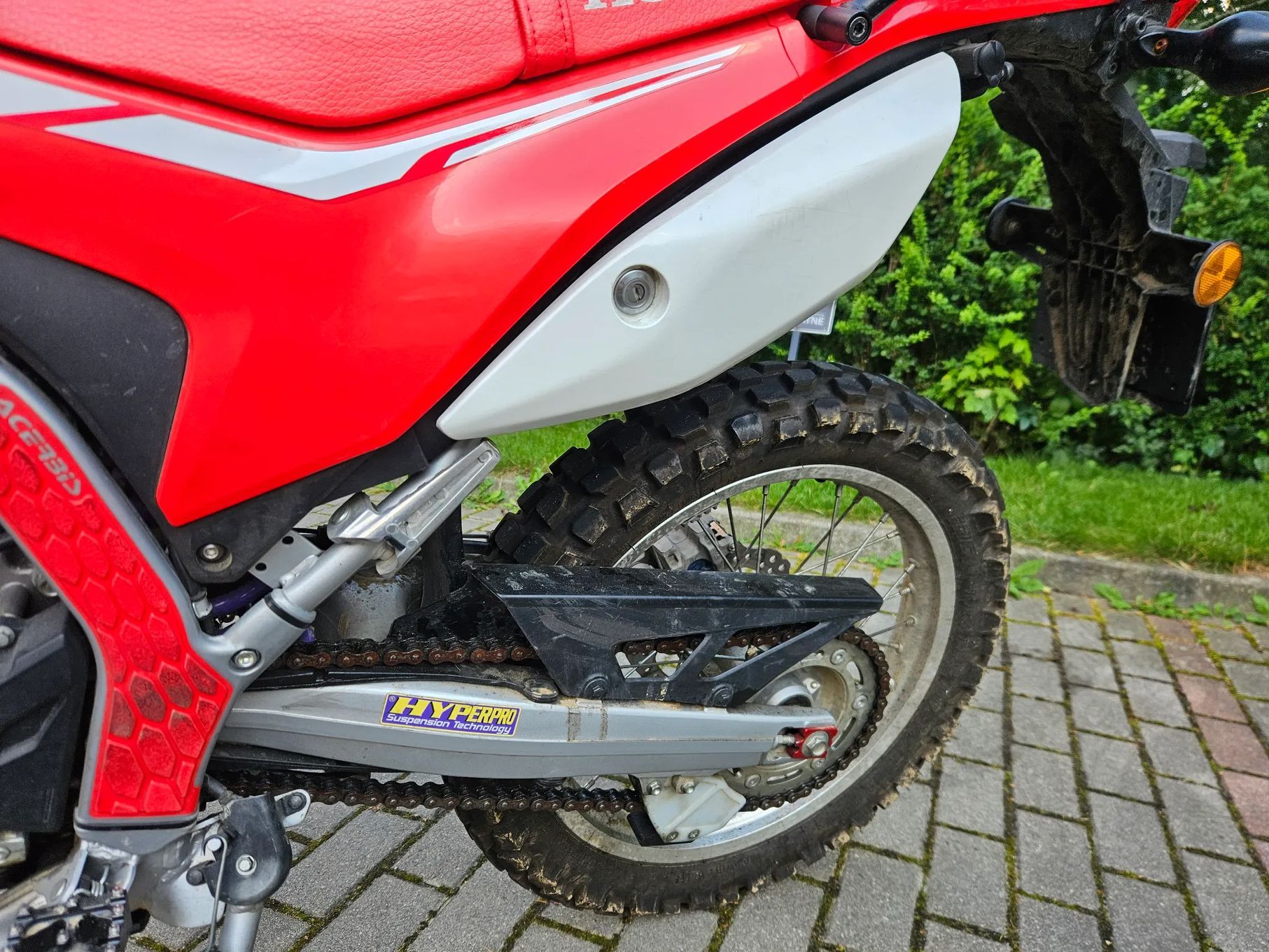 Honda CRF motocykl turystyczny zawieszenie HyperPro gmole SW motech, Acerbis
