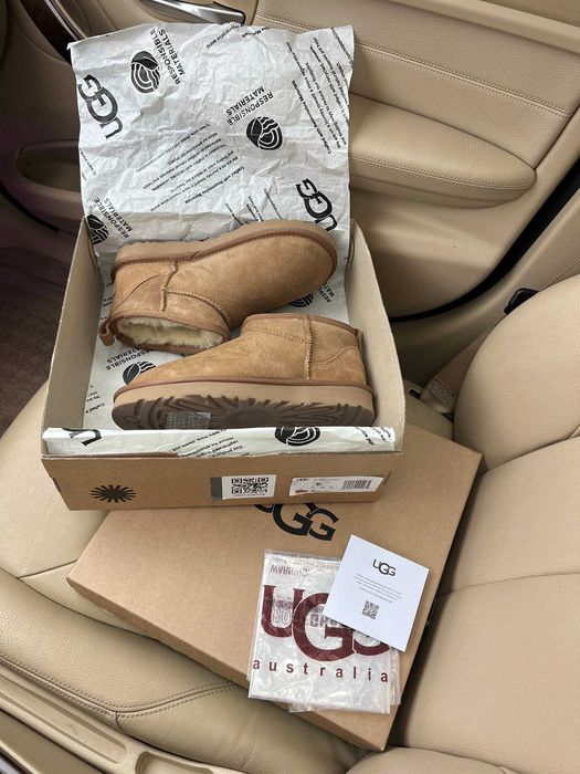 Уггі UGG Ultra Mini Brown Chesnut Угг (36-41)