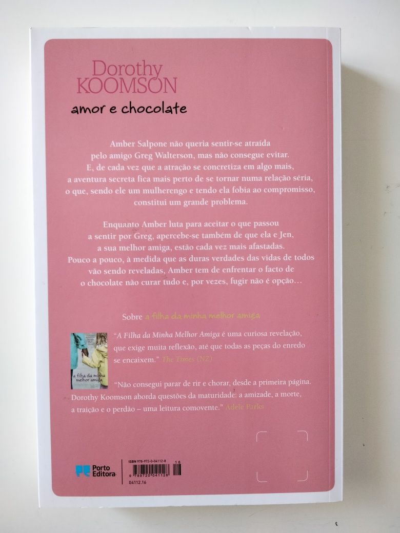 NOVO • Amor e Chocolate, de Dorothy Koomson