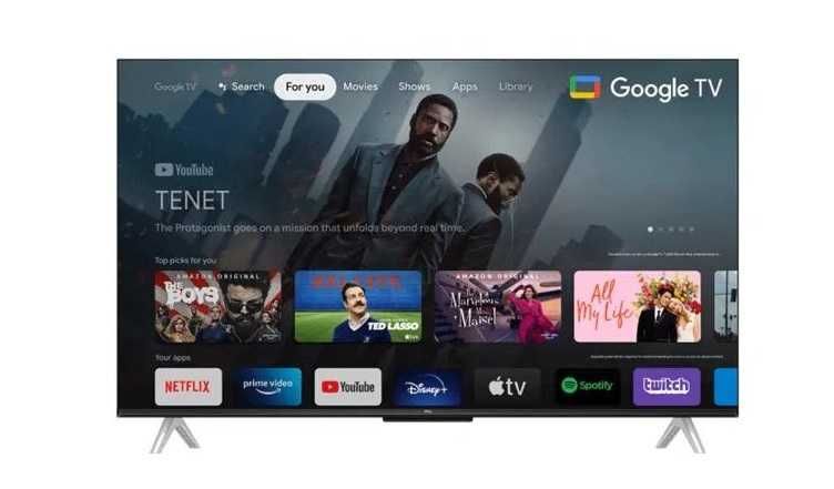 Telewizor TCL 43P639  4K UHD, Smart TV: Android TV, WiFi,
