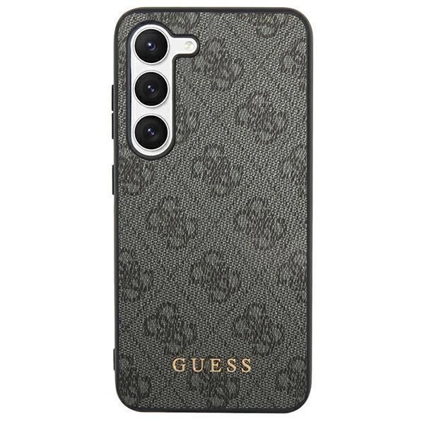 Etui Guess 4G Metal Gold Logo Na Samsung Galaxy S24 Ultra - Czarne