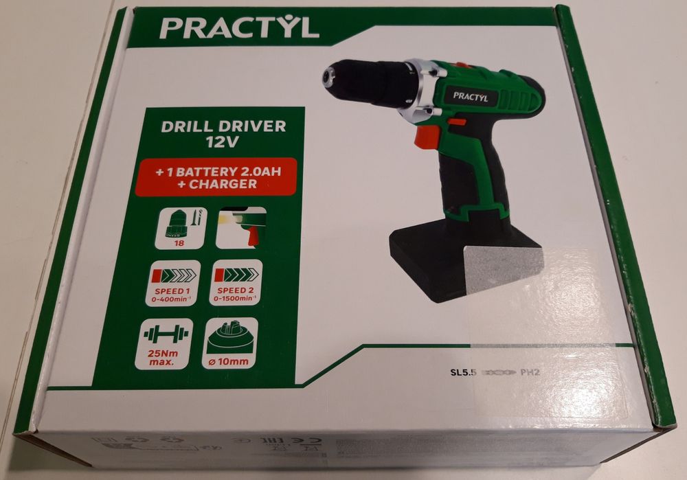 Wkretarka wiertarka akumulatorowa 12V 2ah PRACTYL nie makita bosch