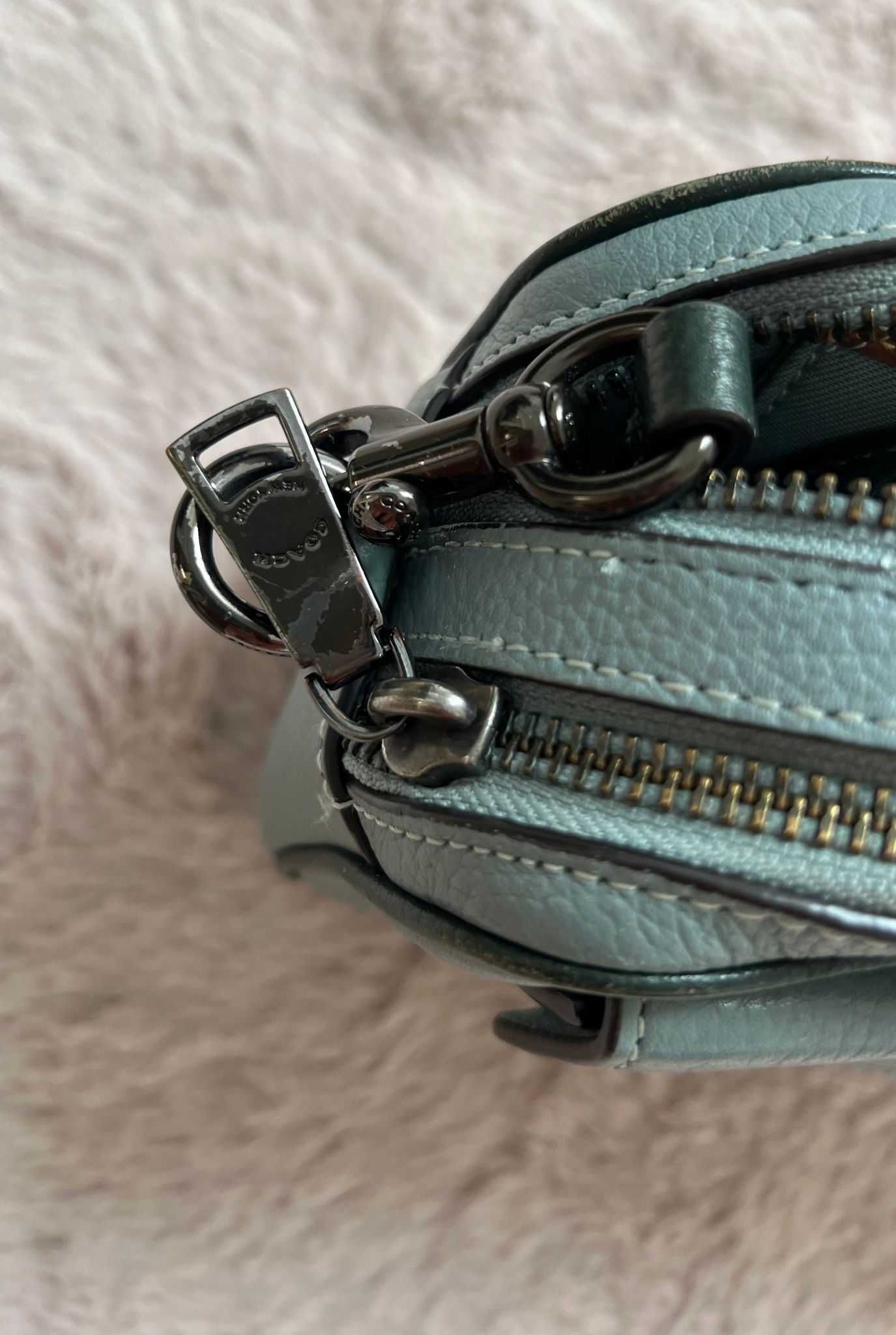 Coach Torebka Cb Wllw Cam Bag C0695 Niebieski - oryginał
