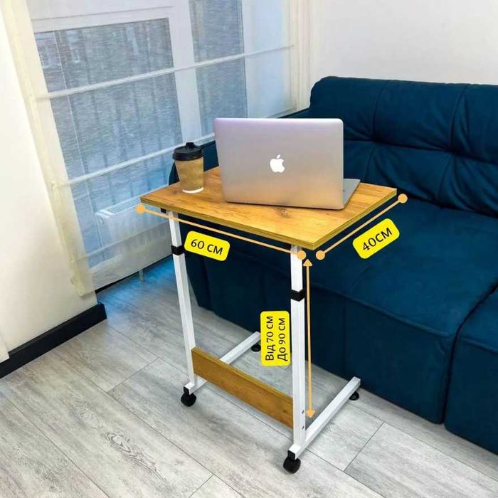 Прикроватный стол для роботи з ноутбука подставка для перегляду фільма