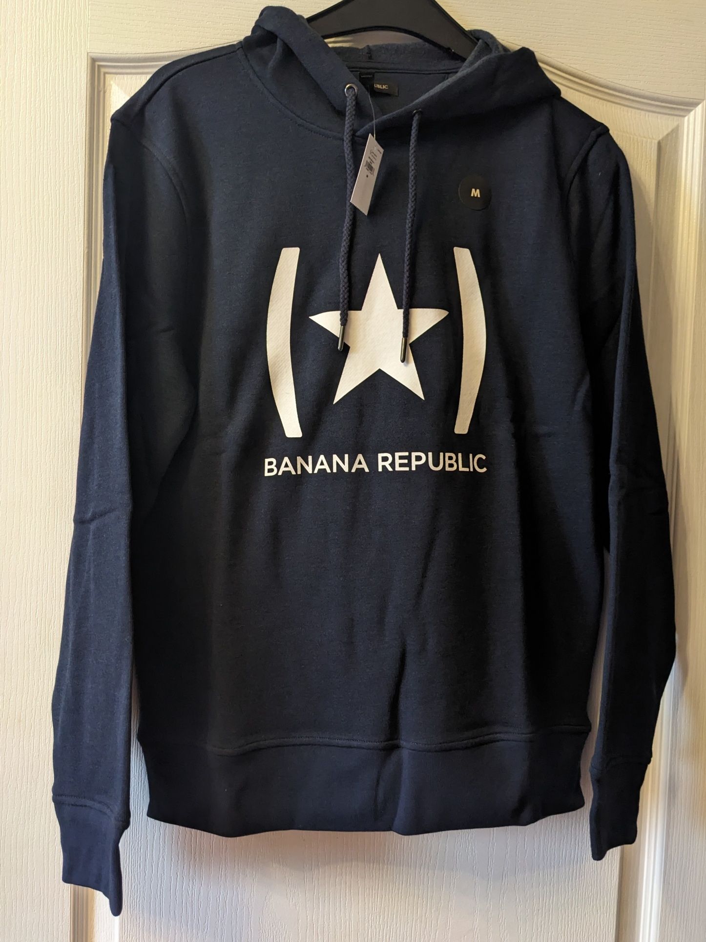 худи Banana Republic синее М флис gap толстовка