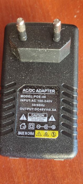 POE для камери 48v 0.5a