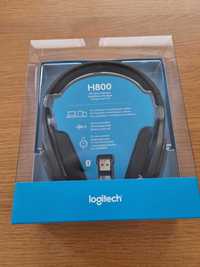 Słuchawki Logitech H800 bezprzewodowe Bluetooth / USB - nowe