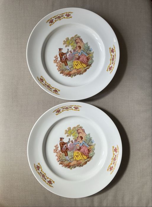 2 pratos grandes da marca Quinta Nova Portugal, Novos