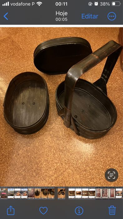 Cesto antigo chines c/ varios andares