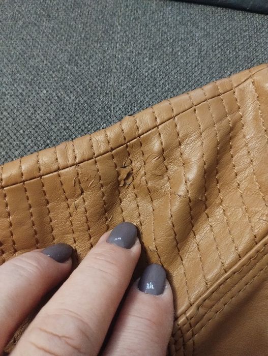 Damska kurtka z eko skórki 54