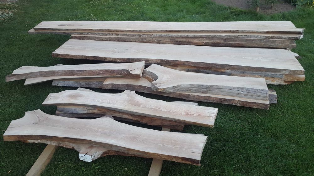 Deski jesionowe (Tarcica jesionowa, monolit)(Stół, stolik, blat)