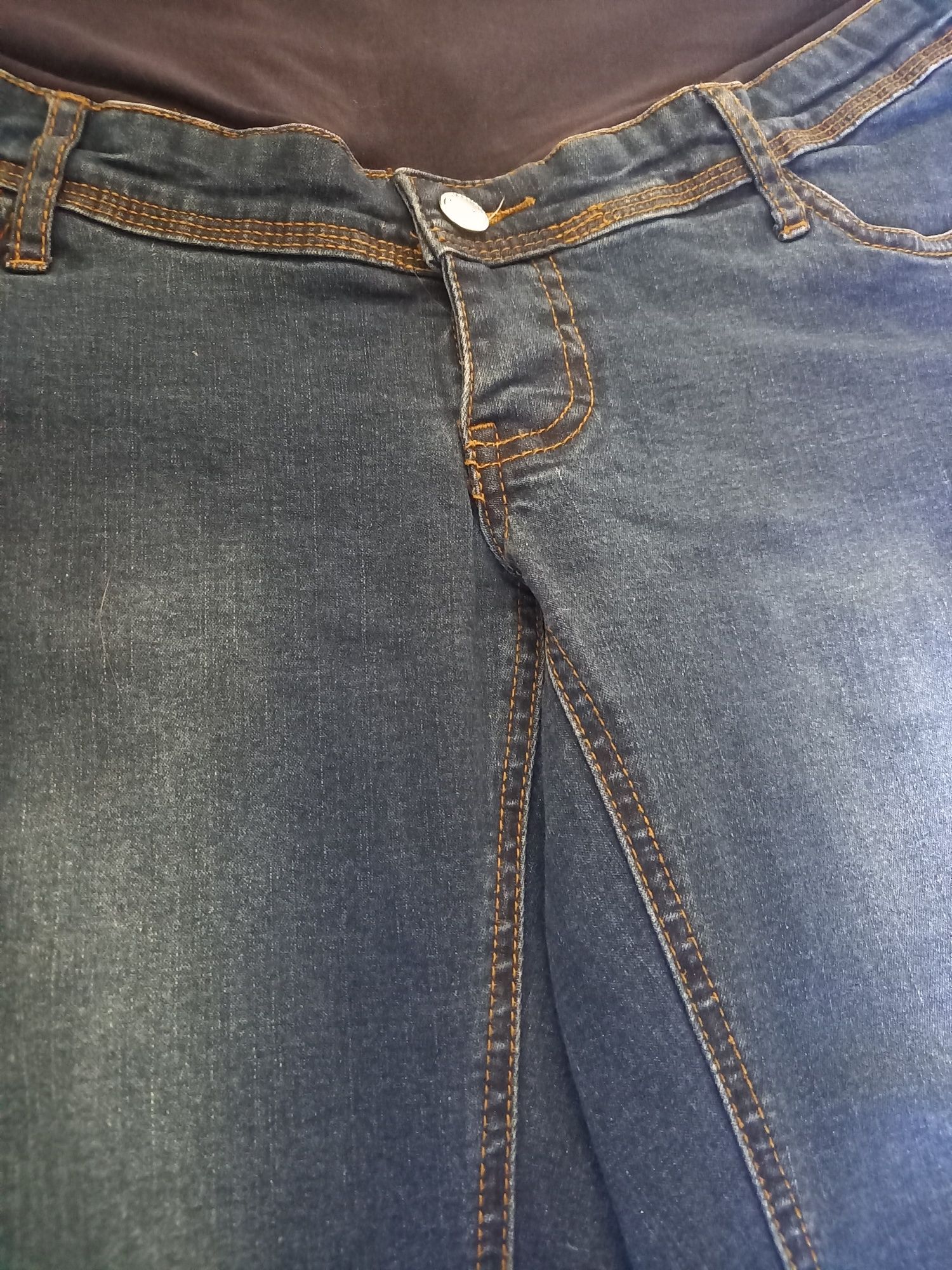 Spodnie ciążowe roz. 40 jeansy z gumą w pasie