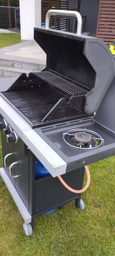 Grill gazowy - ruszt żeliwny