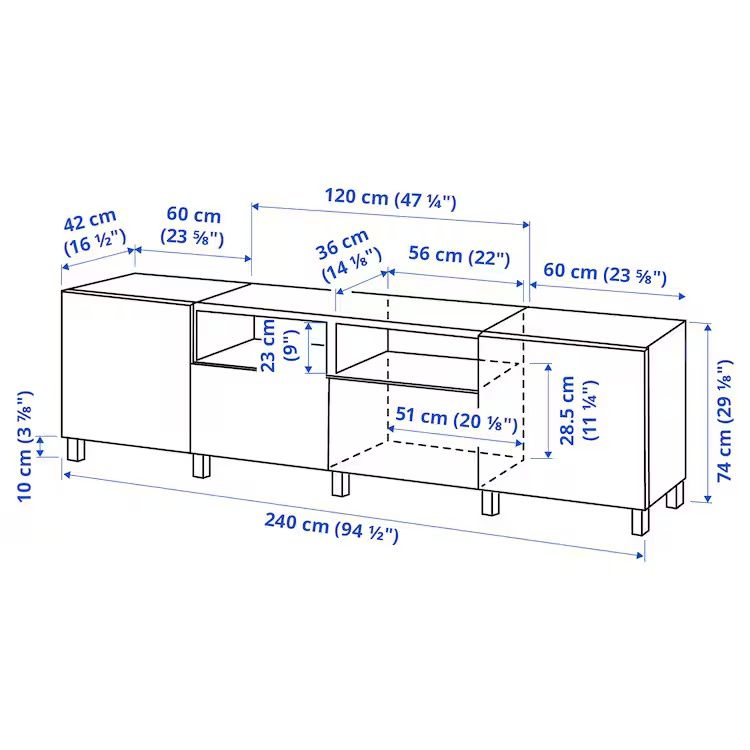 Portas brancas movel Besta Ikea