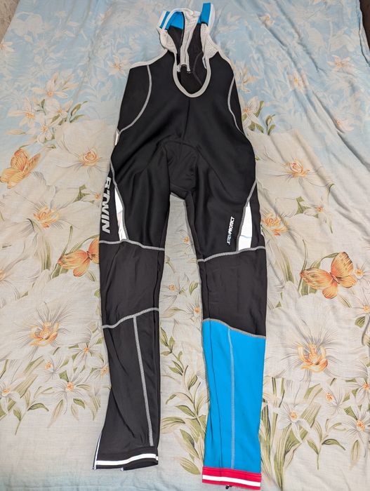 Велоштаны B'TWIN виндстоппер, микрофлислис