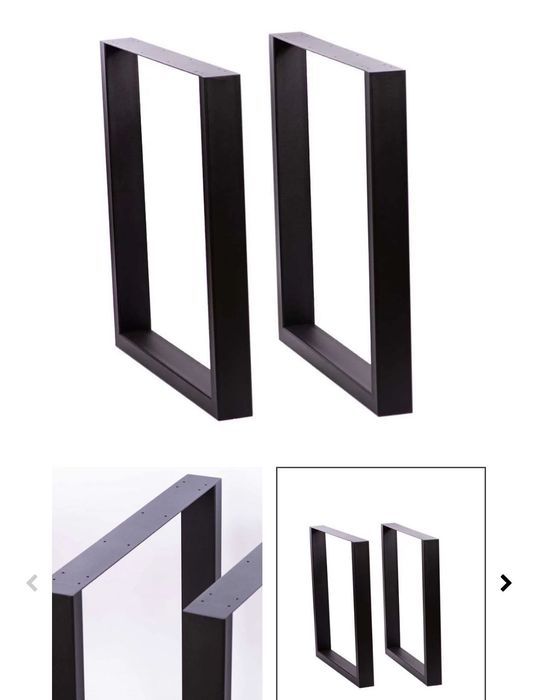 Metalowa noga do biurka