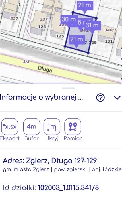 Działka Budowlana Zgierz Długa (blisko Łodzi)