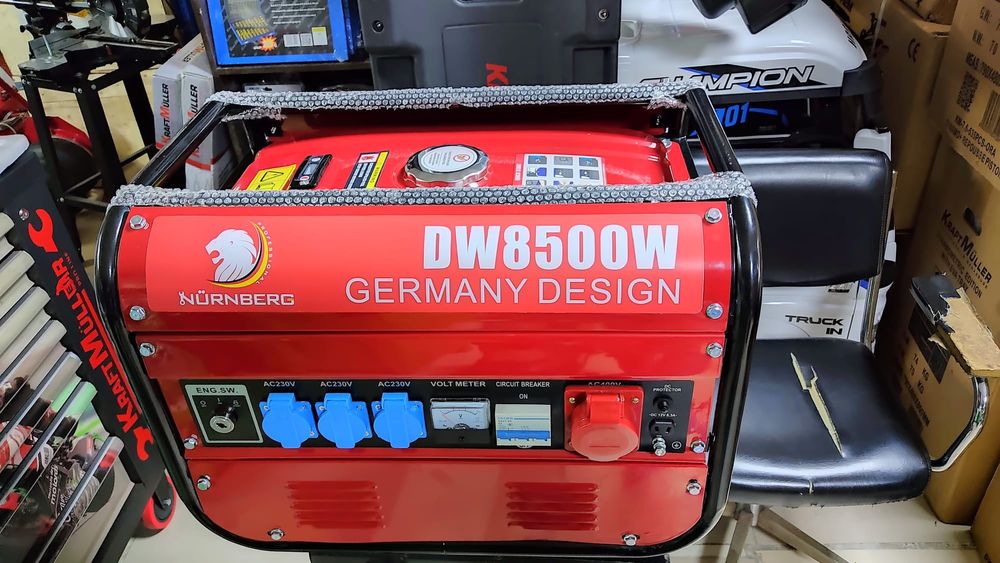 Gerador a Gasolina Alemão 8500W  
Novo na Caixa selada.
Máximo de saíd