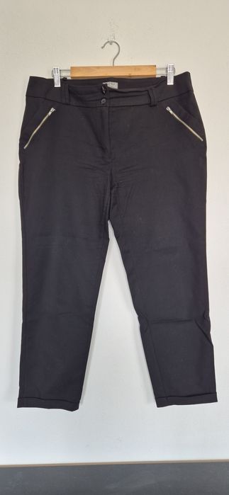 Czarne spodnie cygaretki damskie 44 M&J Styl