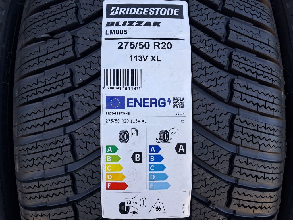 Резина зимова, НОВА, 275/50 R20 Bridgestone Blizzak LM005, 2024 рік
