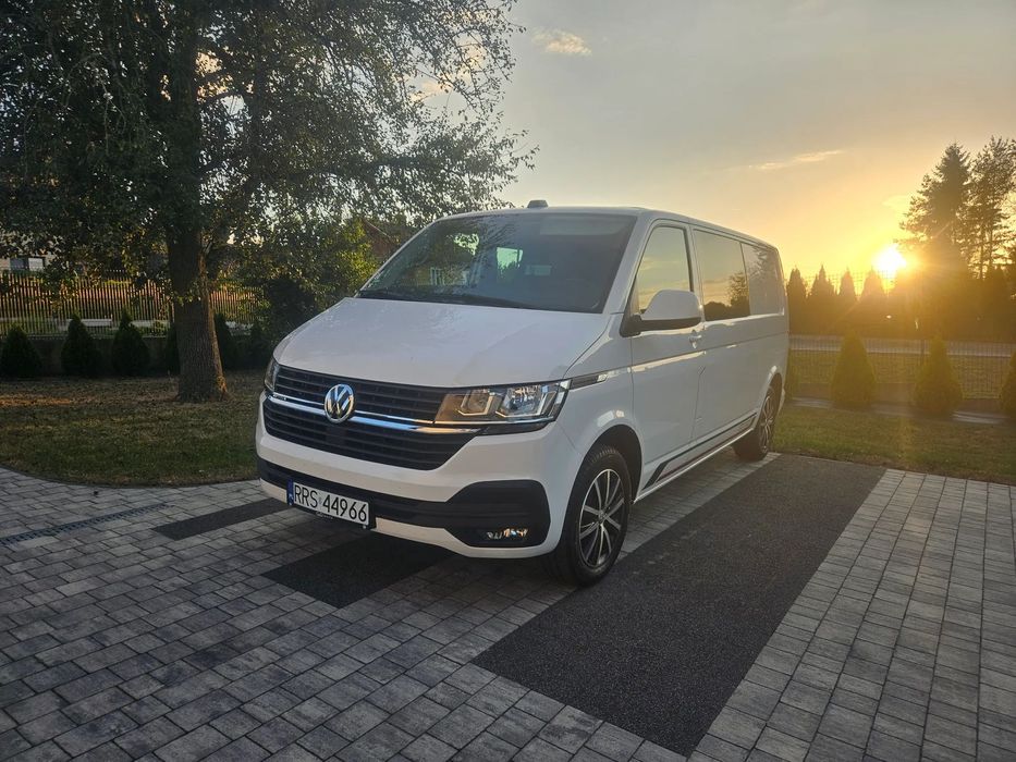 Volkswagen Transporter T6.1Long/BRYGADÓWKA/Holenderka/5Miejsc/2.0Tdi/150Km/DSG7/4x4/N1/Hak
