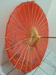 Japońska parasolka handmade malowana drewniana orientalna vintage
