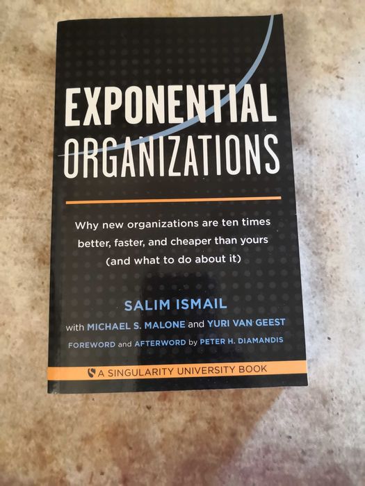 Livro Exponential Organizations de Salim Ismail, Malone e van Geest