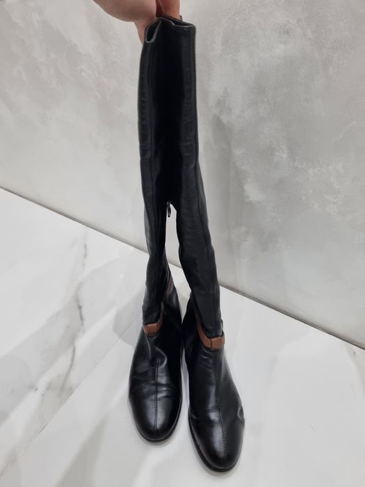 Сапоги, ботфорты, натуральная кожа Zara,Isabel Marant,Sasha Fabiani