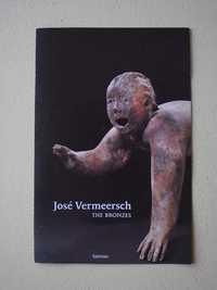 brochura arte jose vermeersch o bronze escultura