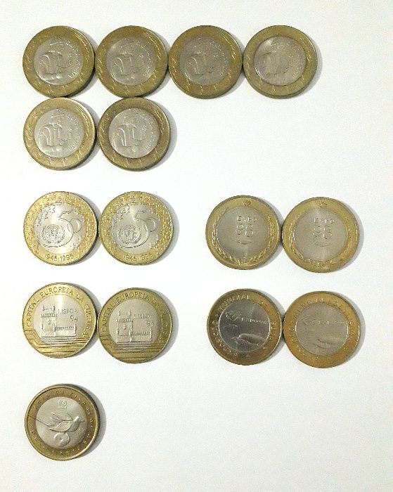 Moedas de 200 Escudos (bimetálicas) - Pack de 15