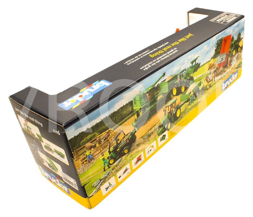 Ciągnik John Deere 5115M z przyczepą – Bruder 2108