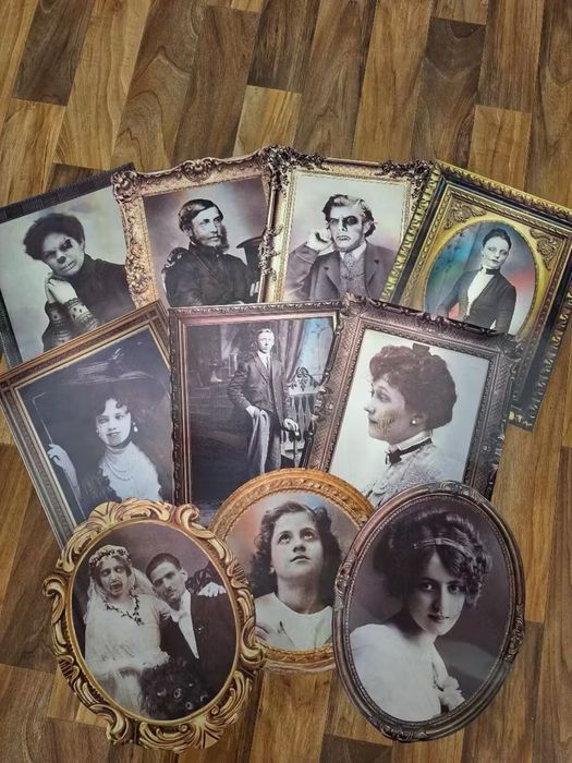 Retrato holografico de halloween (10 pecas)