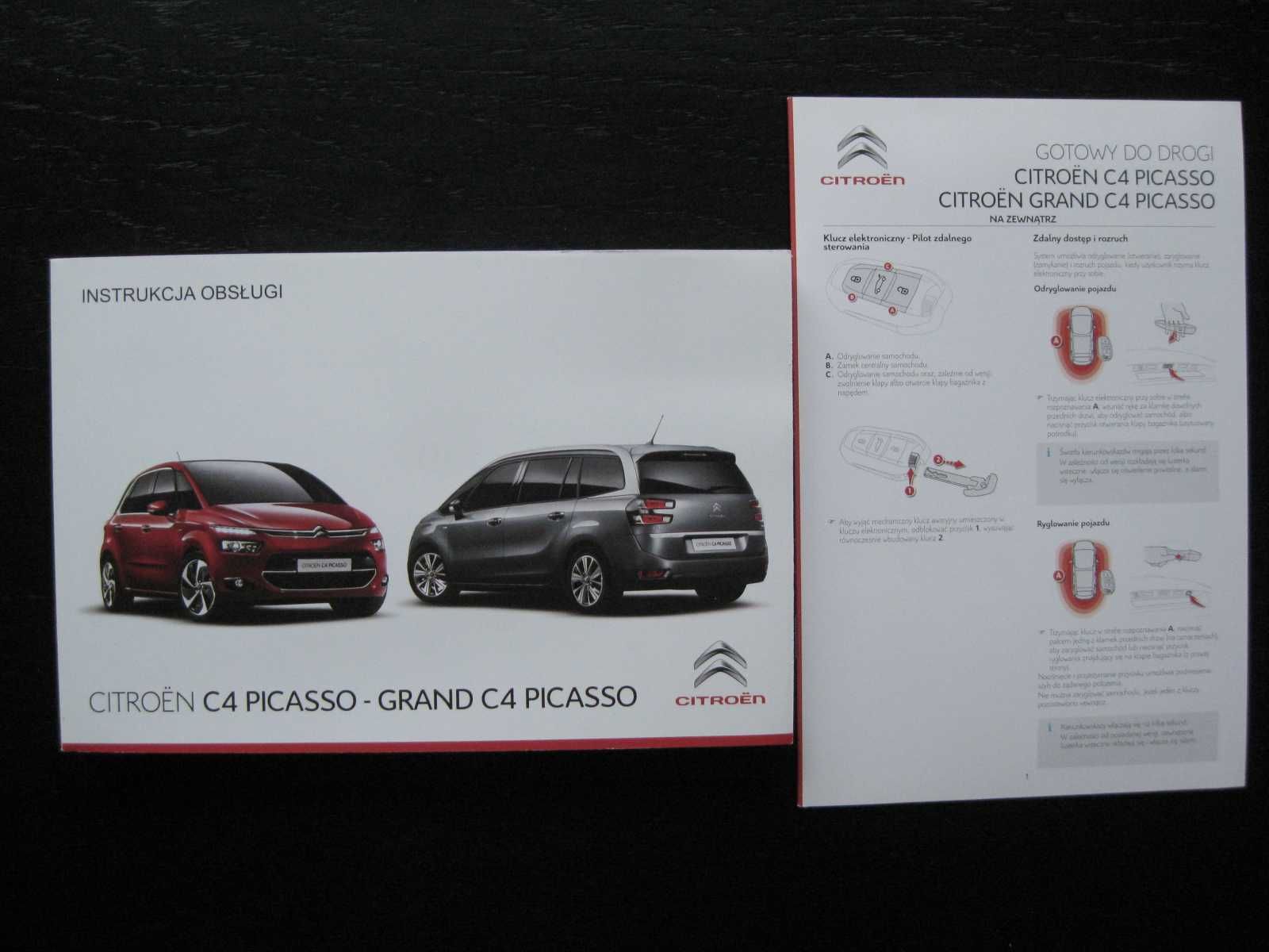 CITROEN C4 Picasso II 13- 18 książka obsługi PL kolorowa oryginał 2015