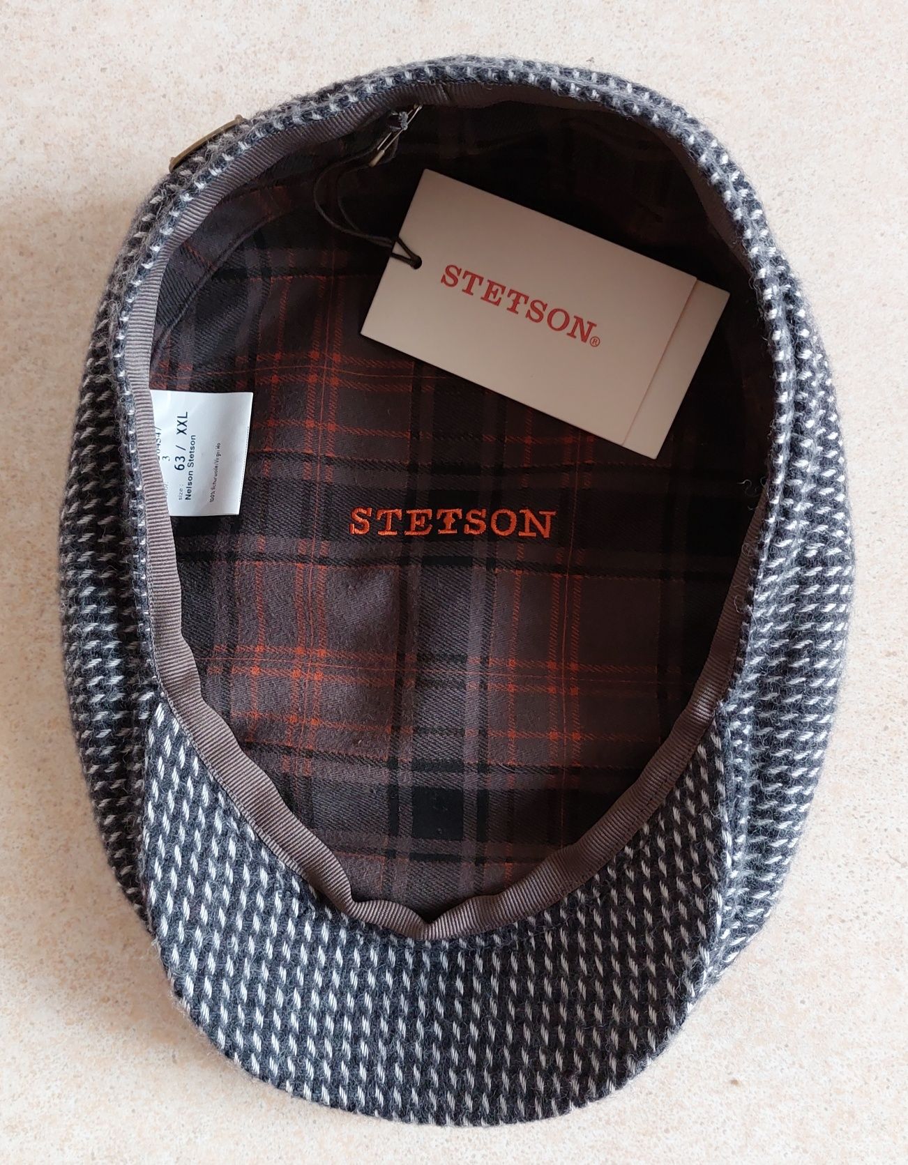 Мужская кепка восьмиклинка Stetson