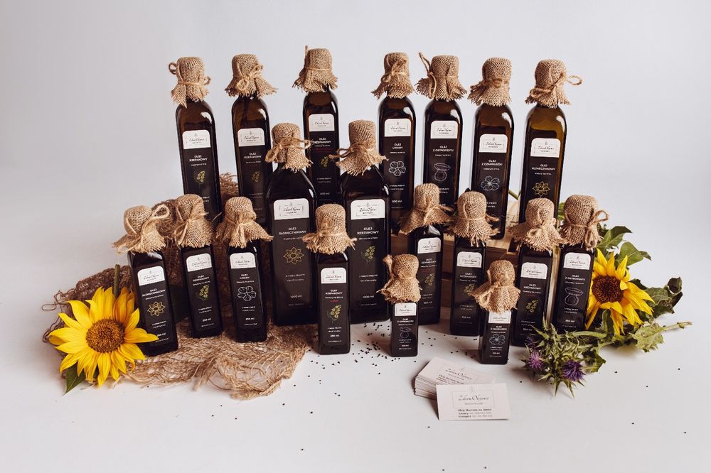 Olej z czarnuszki, Ostropestu, rzepakowy, słonecznikowy