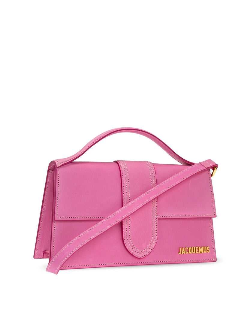 Сумка Jacquemus Le Bambino Grand Suede Bag Pink