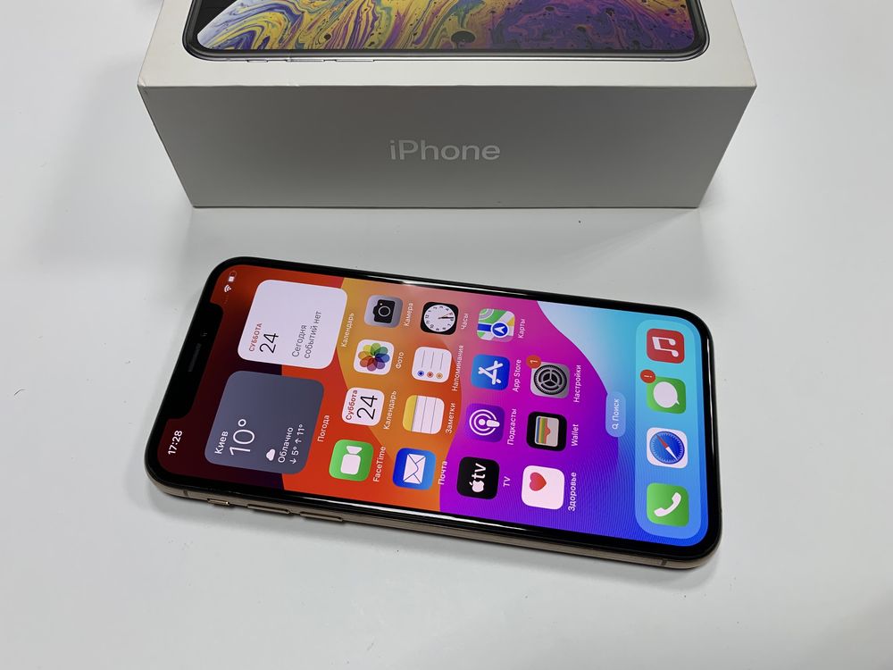 Айфон / iPhone Xs 64GB (Gold) Neverlock. Идеал