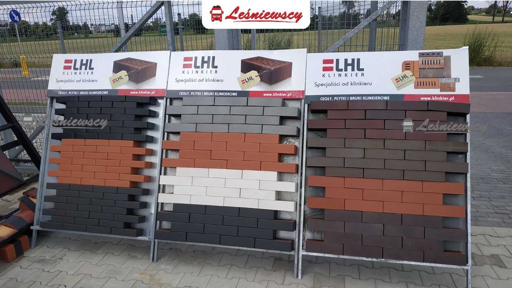 Cegła klinkierowa pełna antracyt wysyłka kurierem