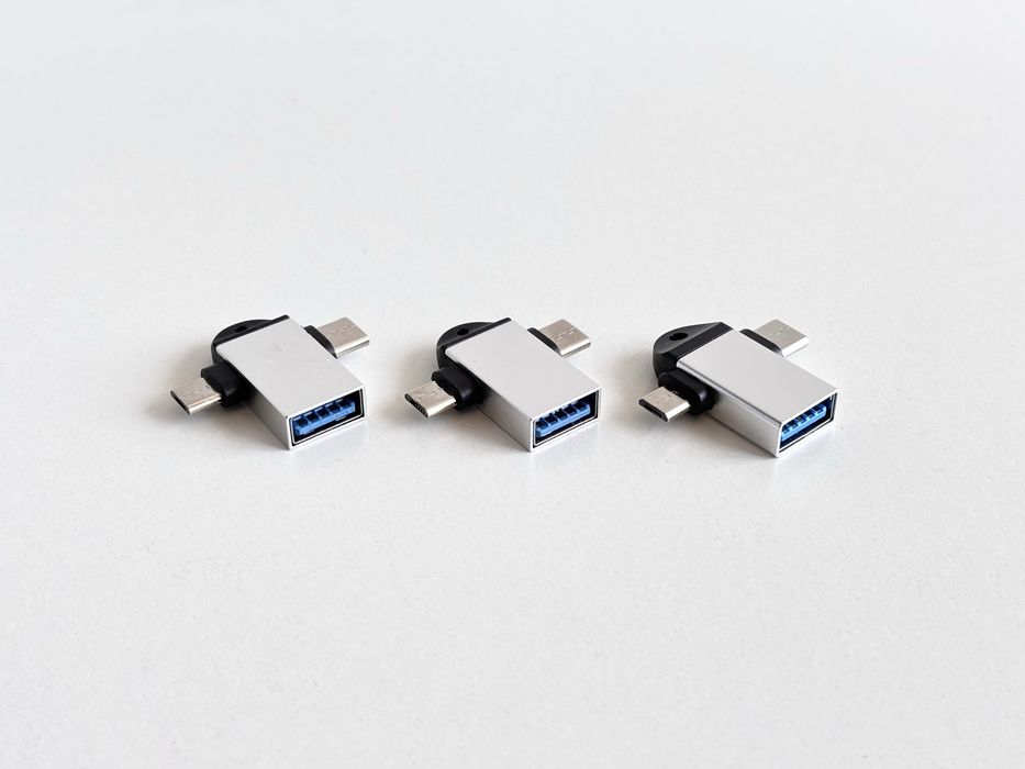 Продам OTG адаптер USB 3.0 — Type-C та Micro USB