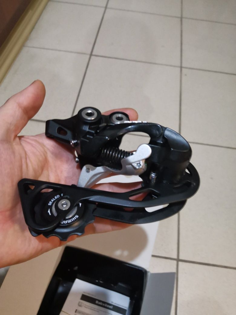 Переключатель Shimano deore xt10 rdm781 Shadow black 10+ манетка spd