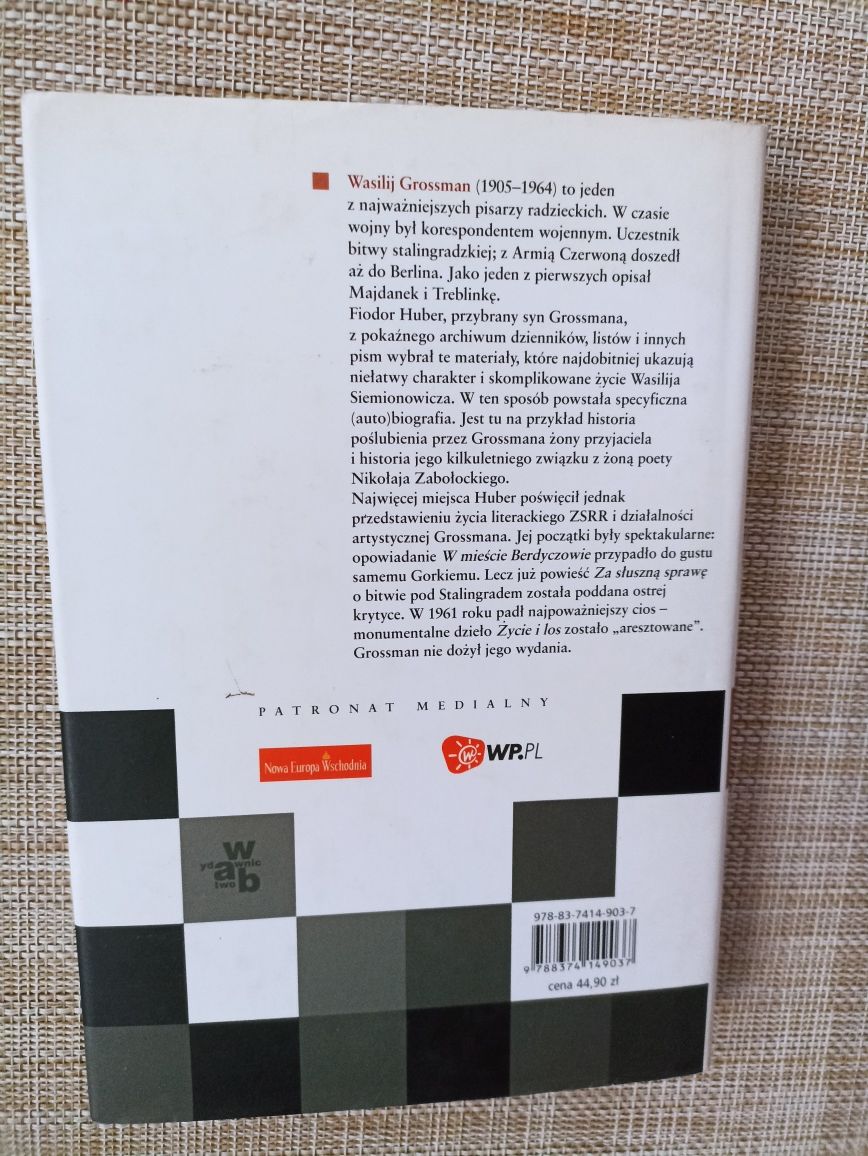 Wasilij Grossman Pamięć i listy Fiodor Huber