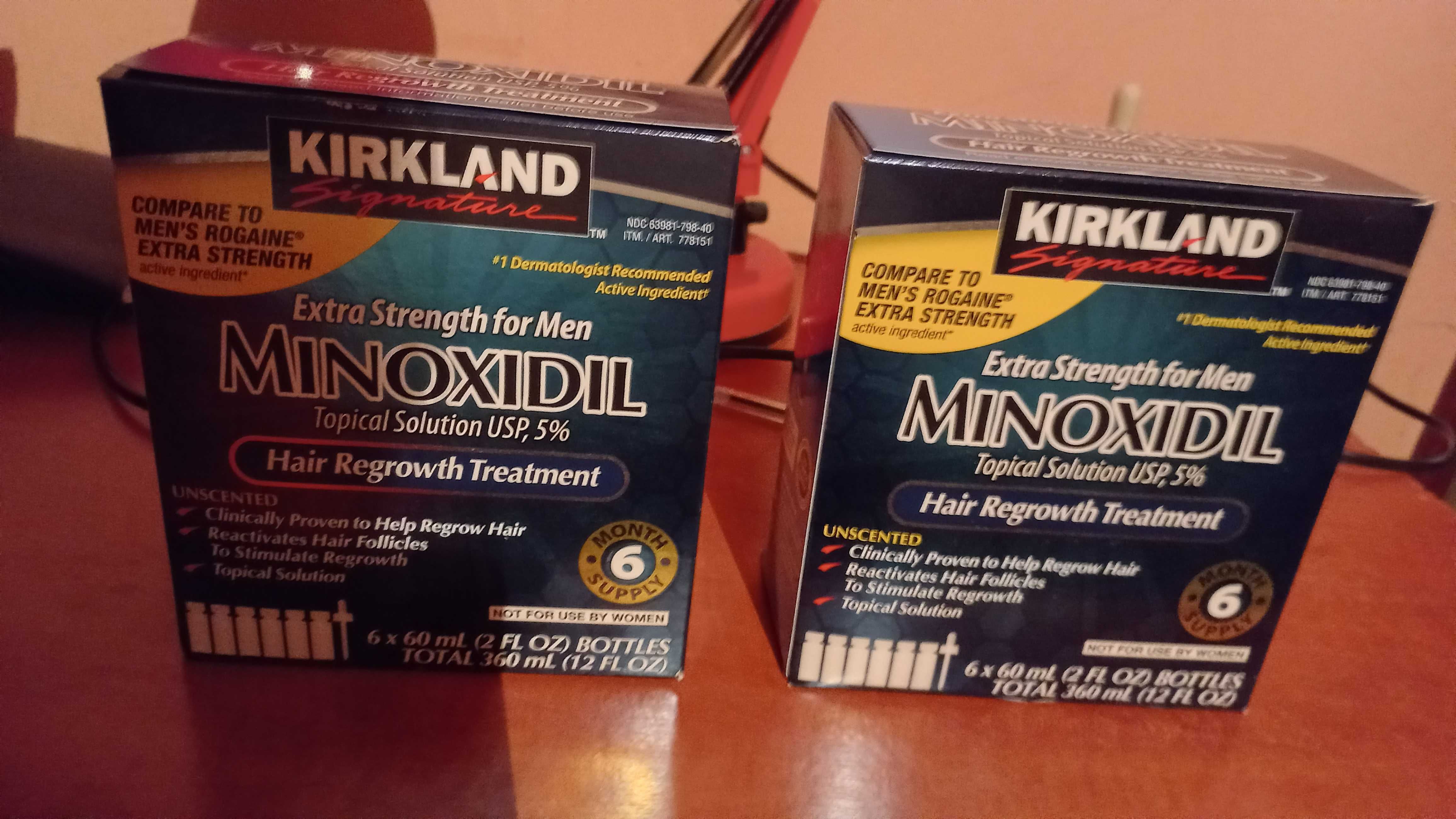 Minoxidil Kirkland 5% - [caixas de 6 frascos]