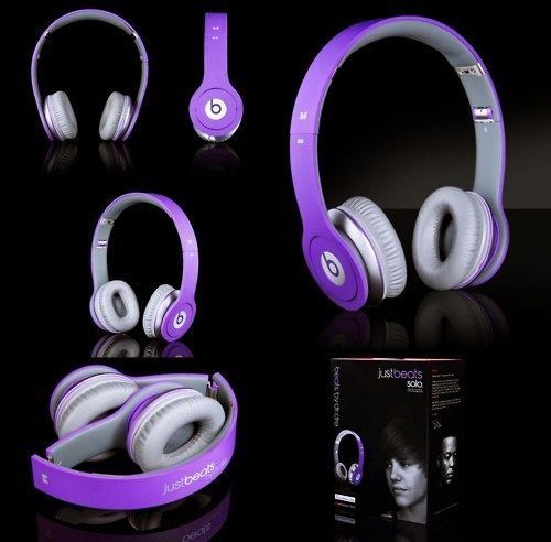 Beats audio edição limitada Justin Bieber.