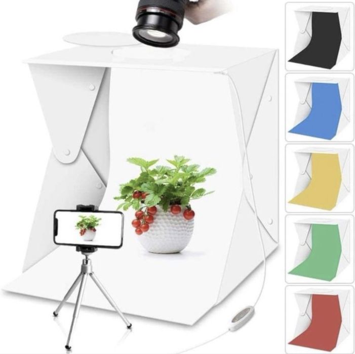 Namiot bezcieniowy 40x40 do fotografii