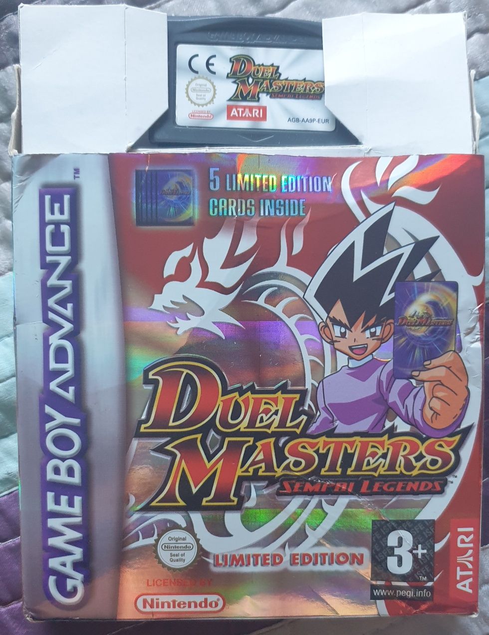 Jogo Duel Masters - Gameboy advance + 5 cartas LE